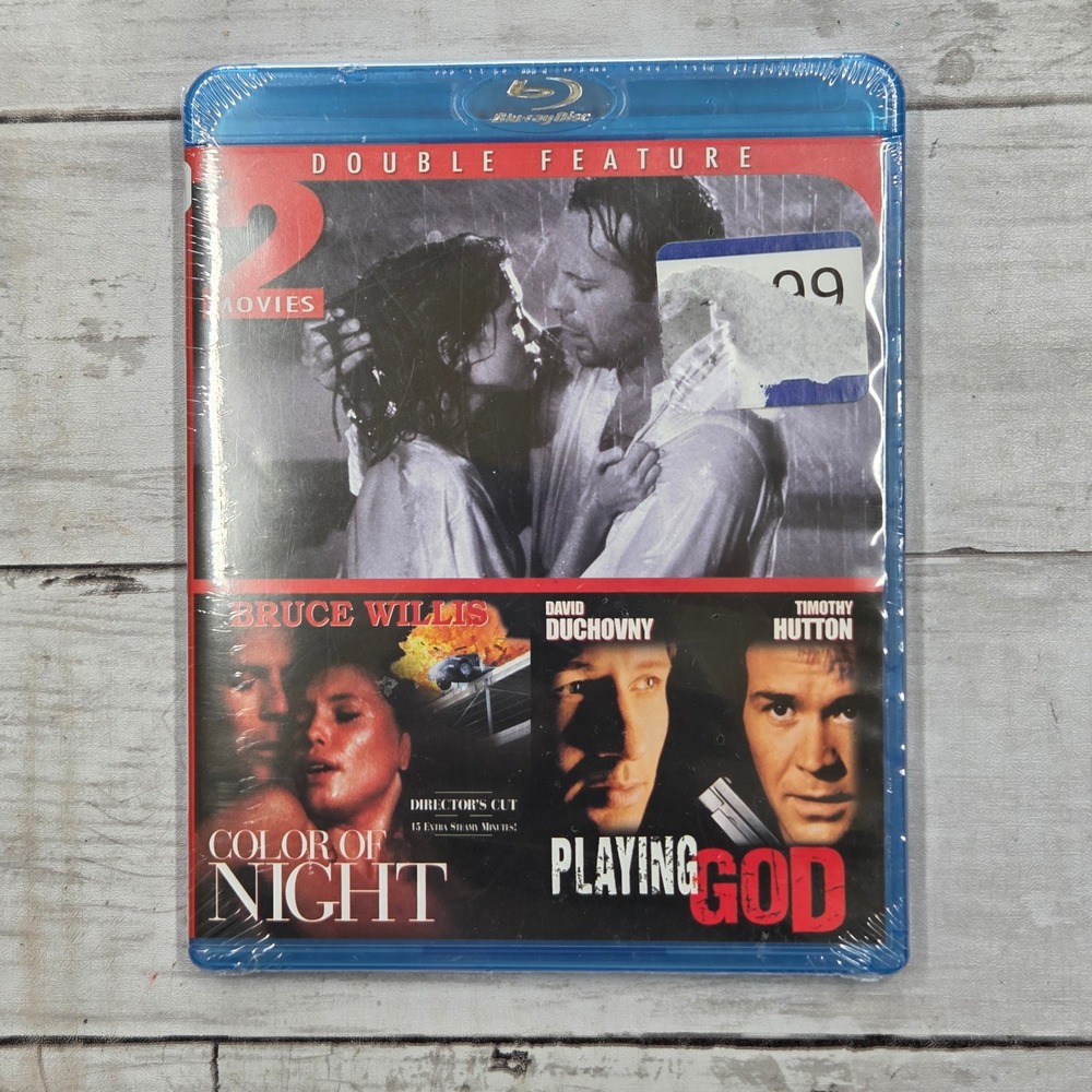 Mill Creek Color of Night / Playing God Blu-ray Double Feature Movie Set New